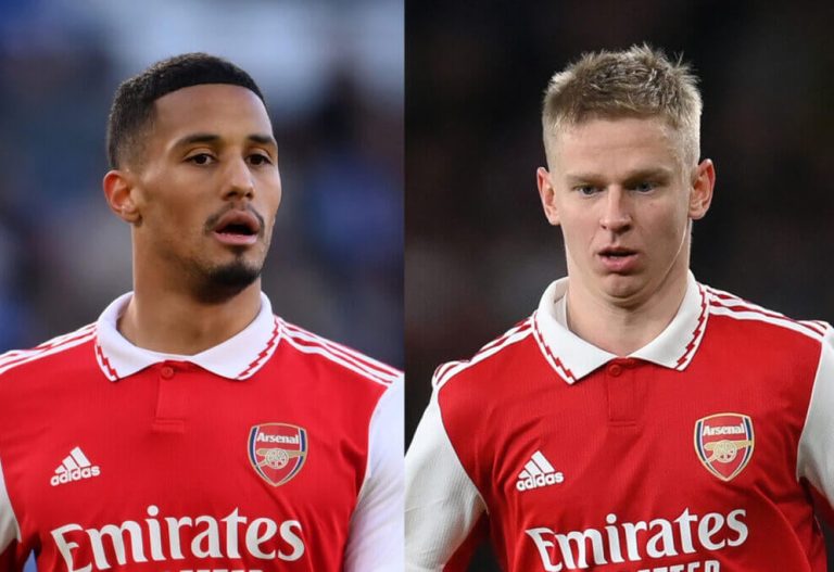 Saliba và Zinchenko sẽ không thể thi đấu cho Arsenal vì chấn thương