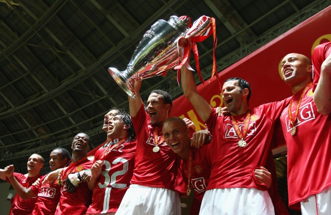 Man Utd nâng cup vô địch Champions League năm 2008